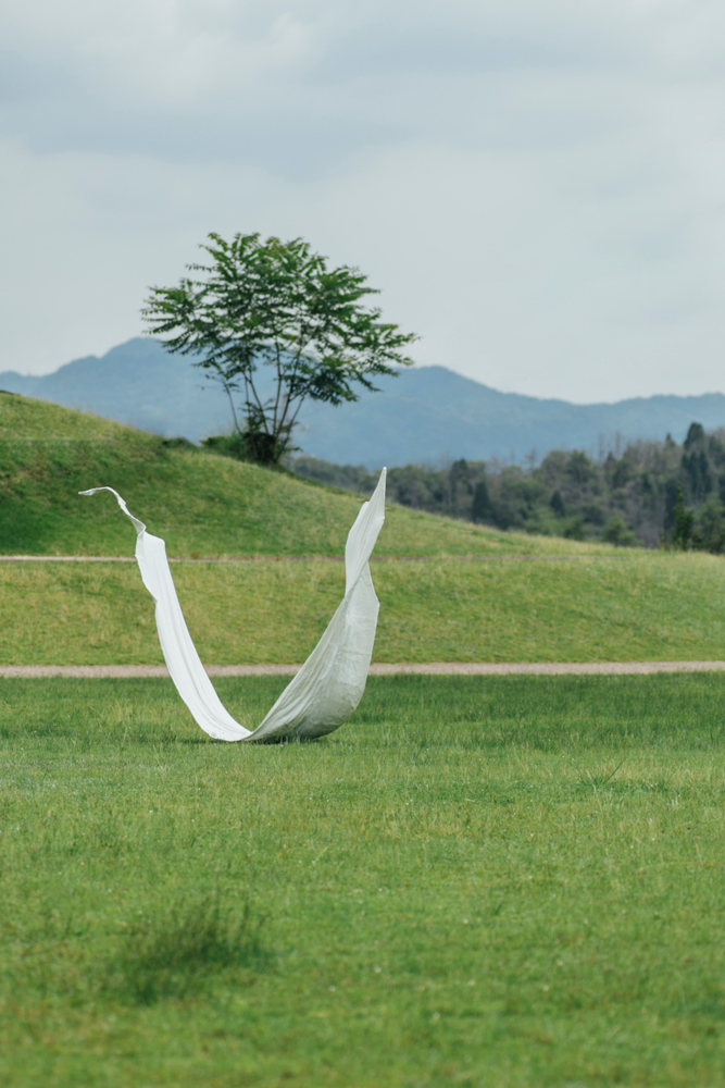 Sculpture dans le parc du Shigaraki Ceramic Cultural Park, Japon